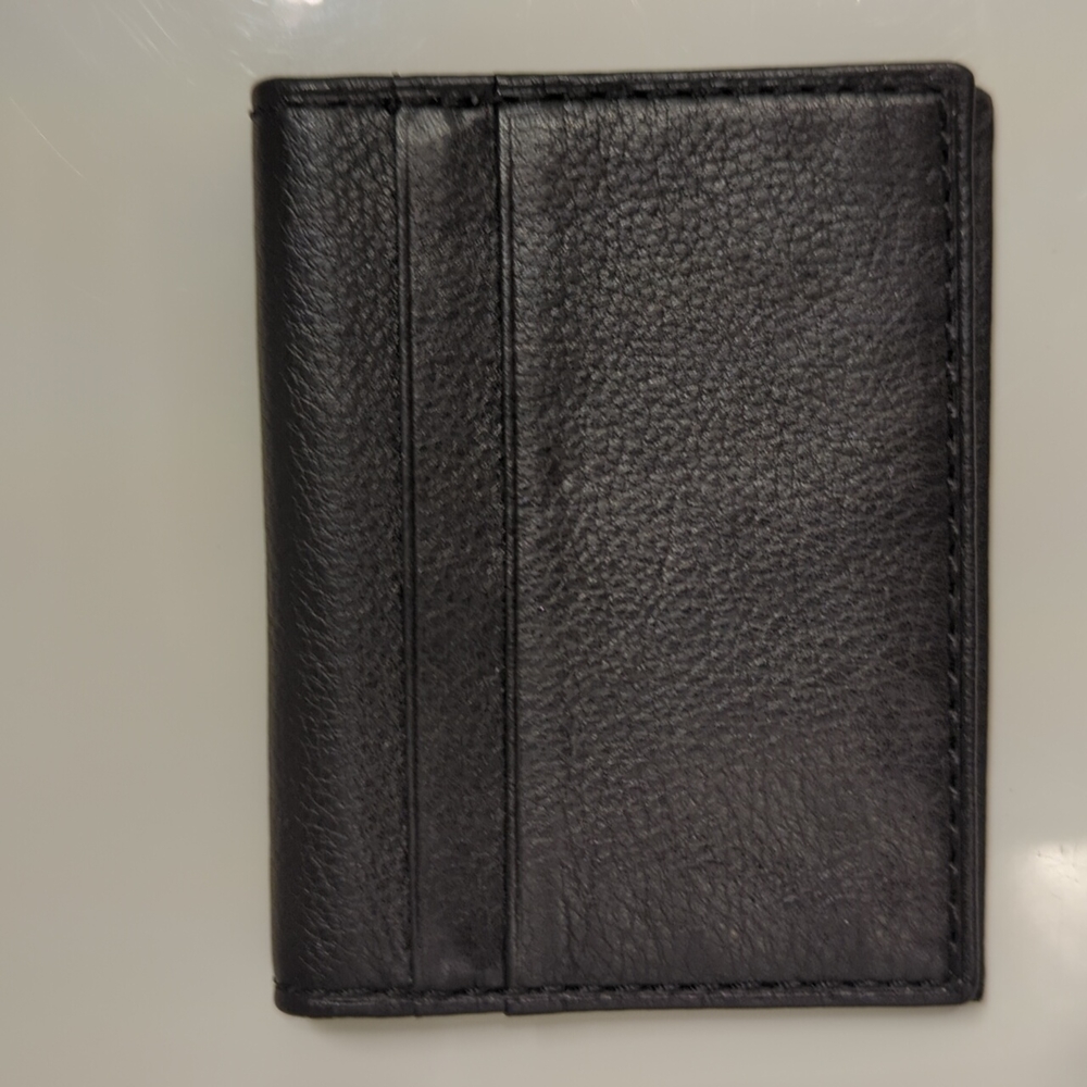 FOSSIL Card Wallet Genuine Leather - Picture 2 of 3